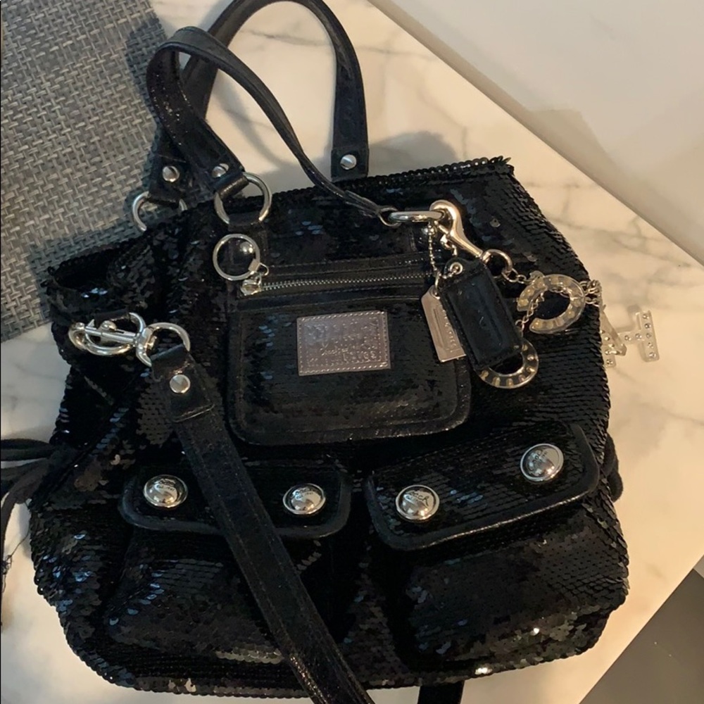 COACH Poppy Sequin Tote